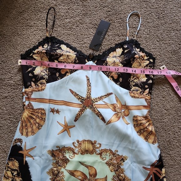 Womens Versace Midlength Seashell Dress - Picture 5 of 10